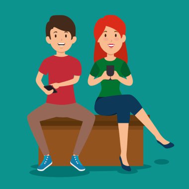 Smartphone bağımlılık kavramı modern yaşam tarzı 