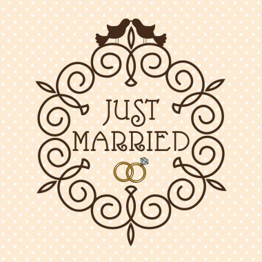 Düğün davetiyesi.