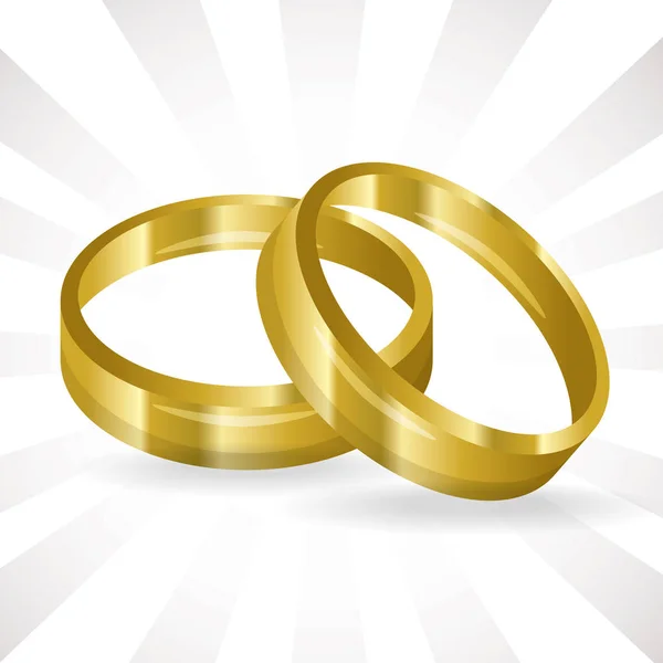 Icono anillo de boda — Vector de stock