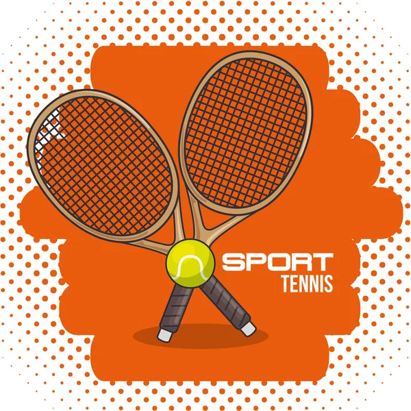 Kleurrijke sport pictogram — Stockvector