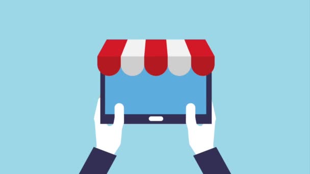 Alışveriş online iş — Stok video