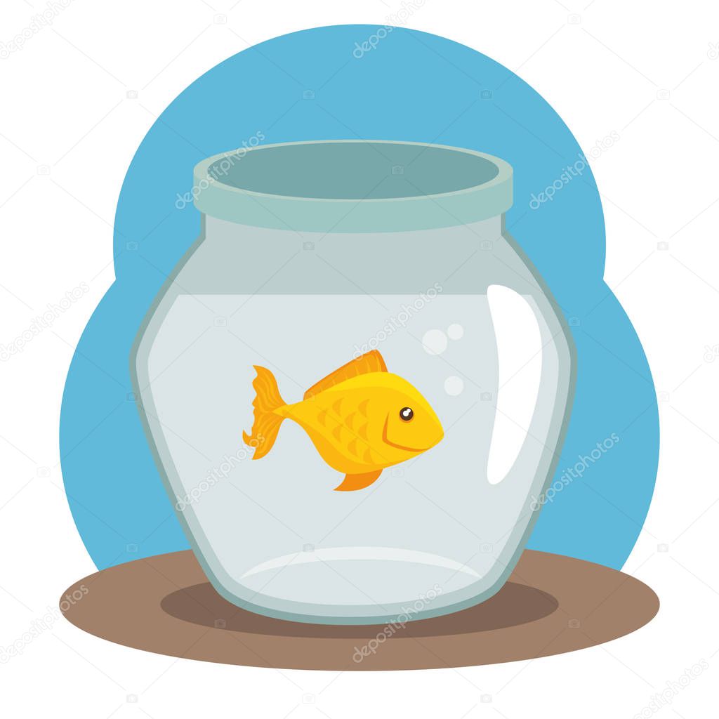 pet fish bowl icon