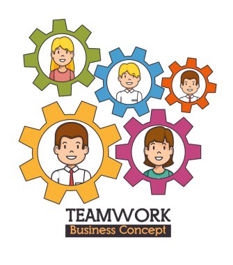 Takım çalışması iş kavramı 