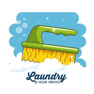 Çamaşırhane logo amblem rozeti 