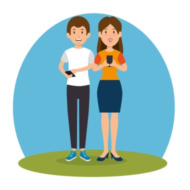 Smartphone bağımlılık kavramı modern yaşam tarzı 