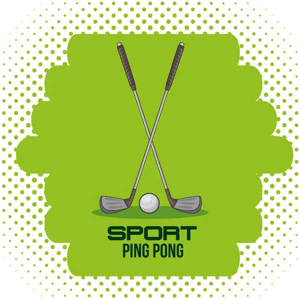 Icône sportive colorée — Image vectorielle