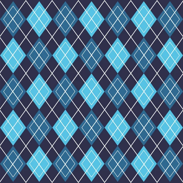 Fondo azul rombo moda vintage decoración patrón — Archivo Imágenes Vectoriales