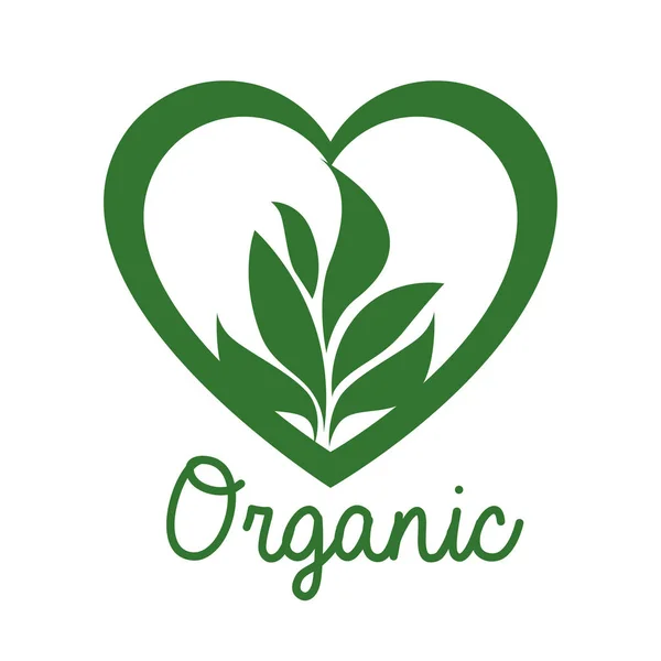 Organic product guaranteed seal — Stock Vector