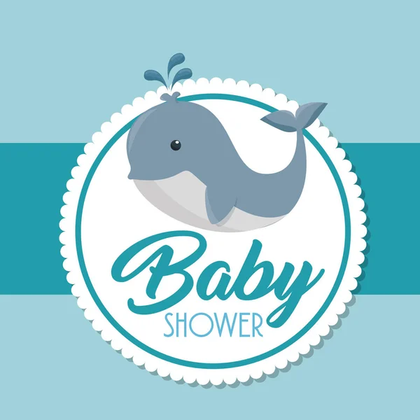 Zaproszenie baby shower — Wektor stockowy