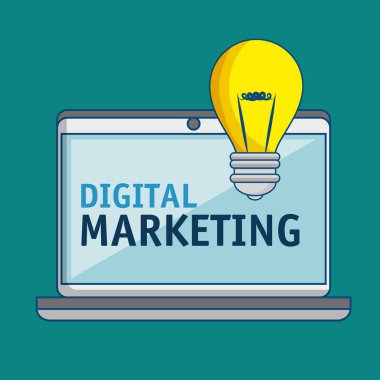 Dijital Pazarlama teknoloji simgesi