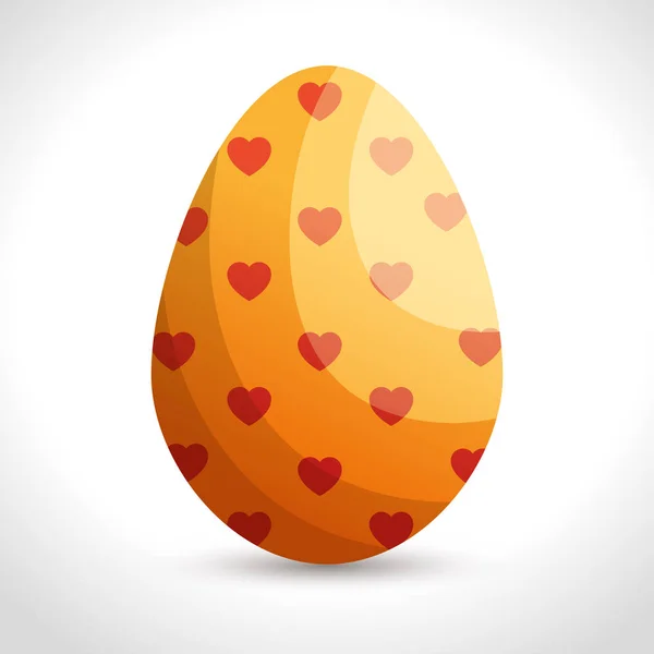 Paskalya kutlamaları boyalı yumurta — Stok Vektör