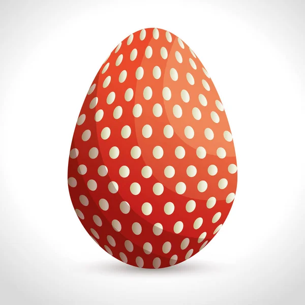 イースターのお祝いを塗られた卵 — ストックベクタ