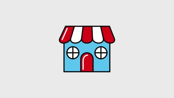 オンライン ショッピング サービスのコンセプト — ストック動画
