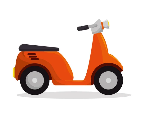 Icône de service de livraison de moto — Image vectorielle