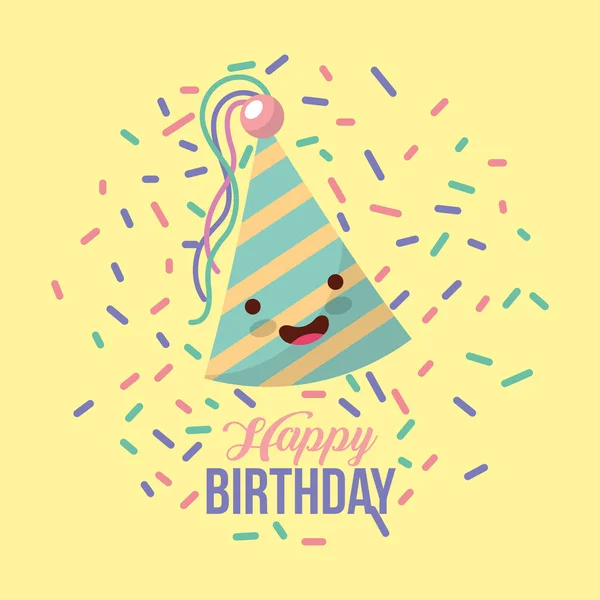 Happy birthday card — Stock Vector
