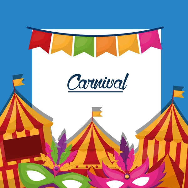 Festival de feira de carnaval — Vetor de Stock