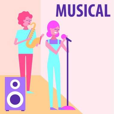 insanlar müzik kutlama