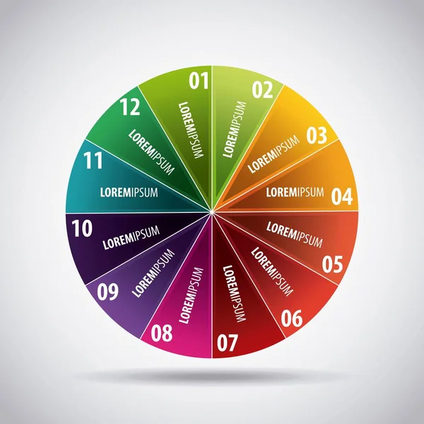 Infografik Diagramme Diagramm — Stockvektor