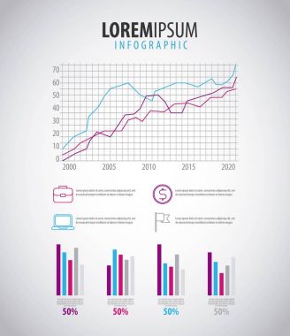 infographics istatistikleri diyagramı