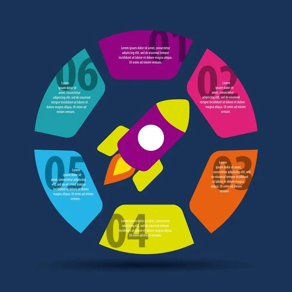 Infografik Diagramme Diagramm — Stockvektor