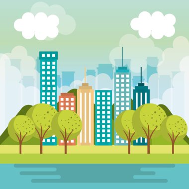 Şehir binaları tasarım