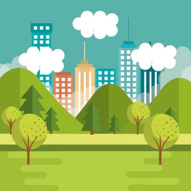 Şehir binaları tasarım