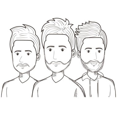 Elle çizilmiş insanlar Tasarla