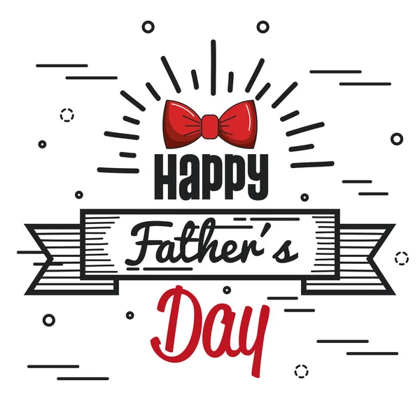 Happy father day design — Stock Vector