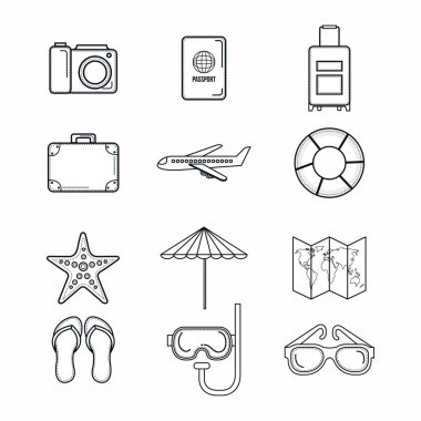 Tatil ilgili nesneler