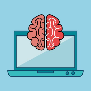 Laptop ve beyin tasarım