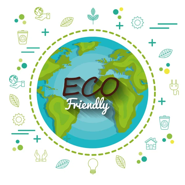 Eco friendly design — Stockový vektor