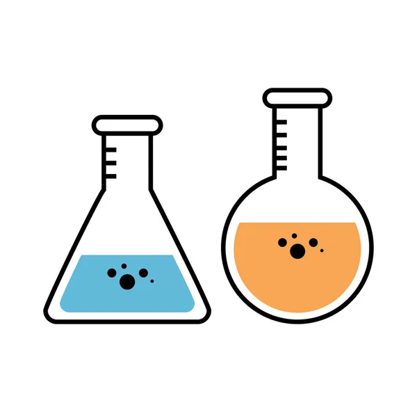 Diseño de objetos relacionados con la ciencia . — Vector de stock