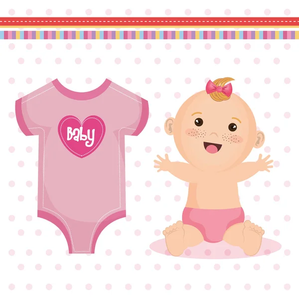 Niedliches Babydesign — Stockvektor