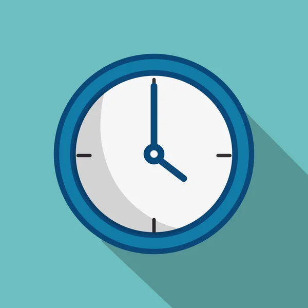 Icono de reloj de pared — Vector de stock