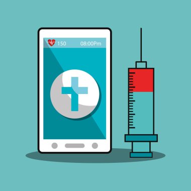 Dijital sağlık teknoloji simgesi