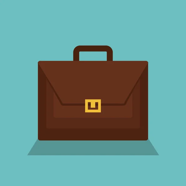 Portfolio briefcase isolated icon — Stock Vector