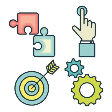 yaratıcı başlangıç Icons set