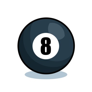 Bilardo topları izole simgesi
