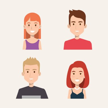 insanlar öğrenciler portre genç stil grupları