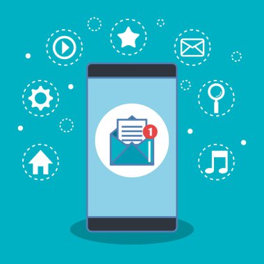 bir cep telefonu spam e-ticaret için gelen bir e-mektup ile bildirilmesi