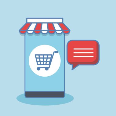 smartphone dijital internet sms ile online alışveriş