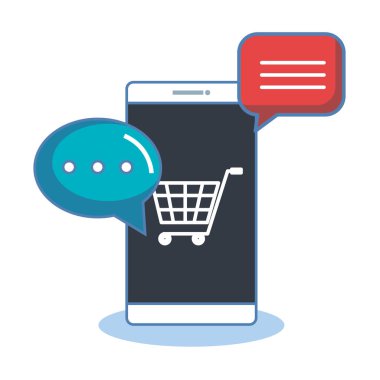 smartphone dijital internet sms ile online alışveriş