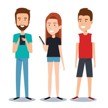 cep telefonları internet üzerinden sosyalleşme kullanarak farklı genç grup