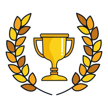 Trophy Kupası çelenk Ödülü simgesiyle