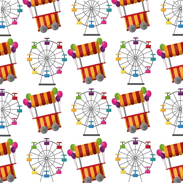 Festival de feria de carnaval — Vector de stock