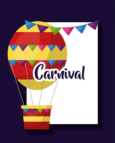 Festival de feria de carnaval — Vector de stock