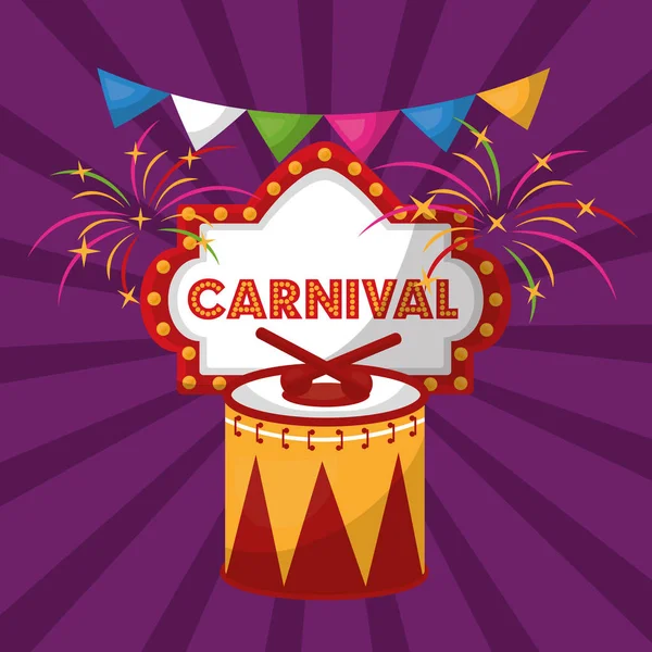 Карнавальный фестиваль — стоковый вектор
