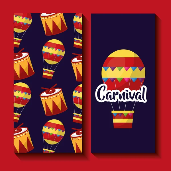 Festival de feria de carnaval — Vector de stock