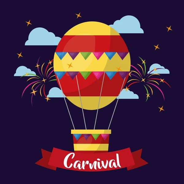 Festival de feira de carnaval — Vetor de Stock