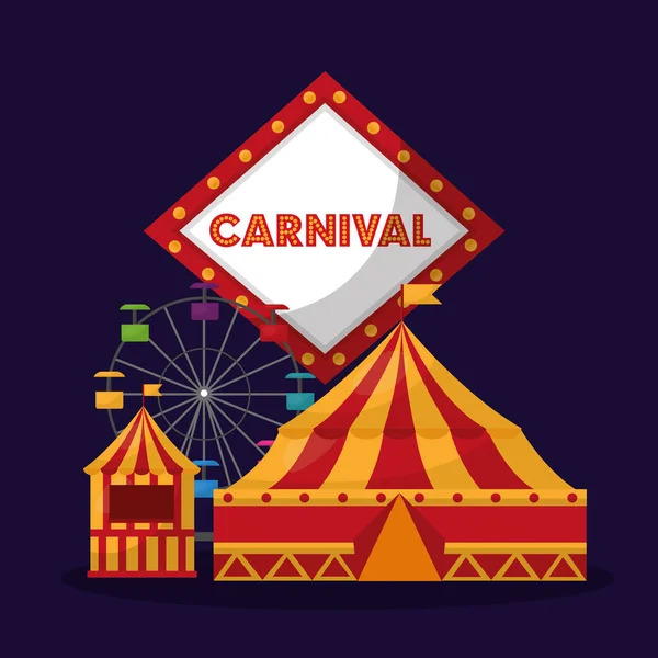 Festival de feira de carnaval —  Vetores de Stock